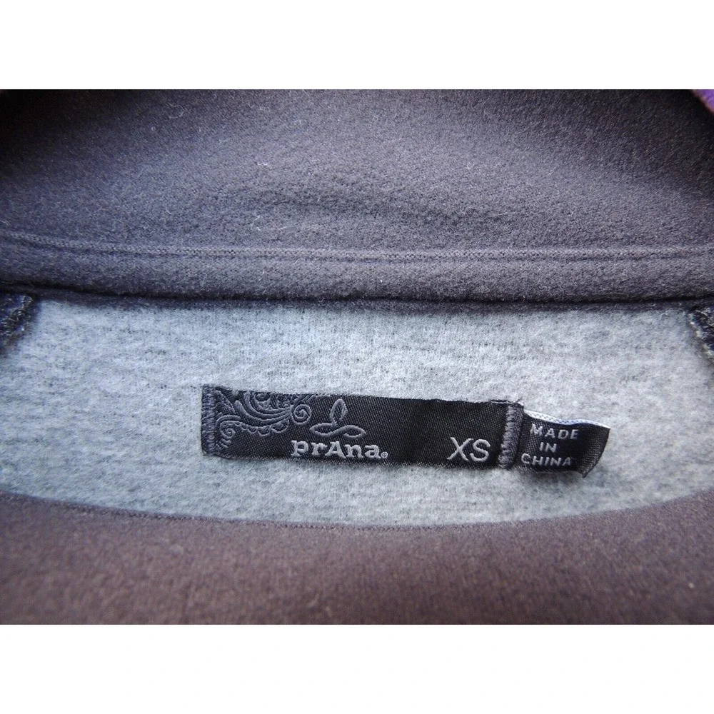 PrAna Brandie Wool Blend Sweater XS Snap Closure Neck - Picture 4 of 7